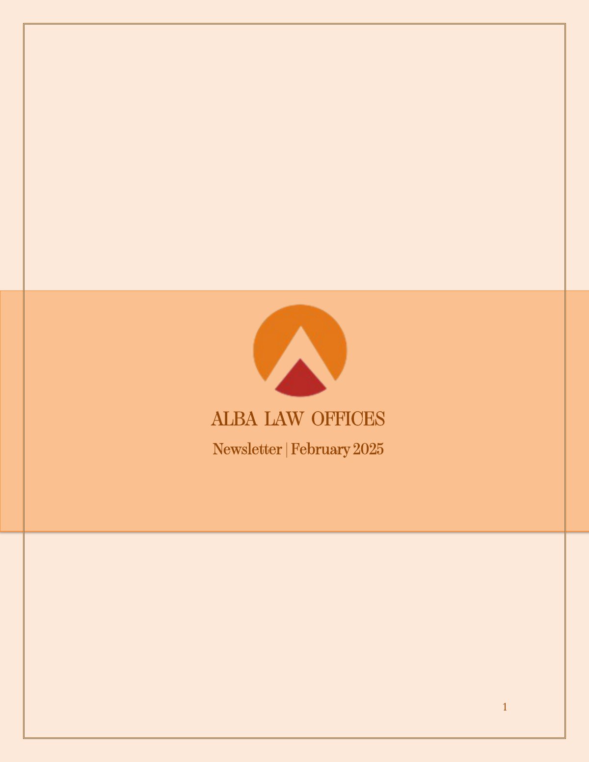 Newsletter February 2025 cover